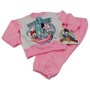 Walt Disney Duck Tales Infant Girls Activewear Set Outfit 18 Months Vintage 1986